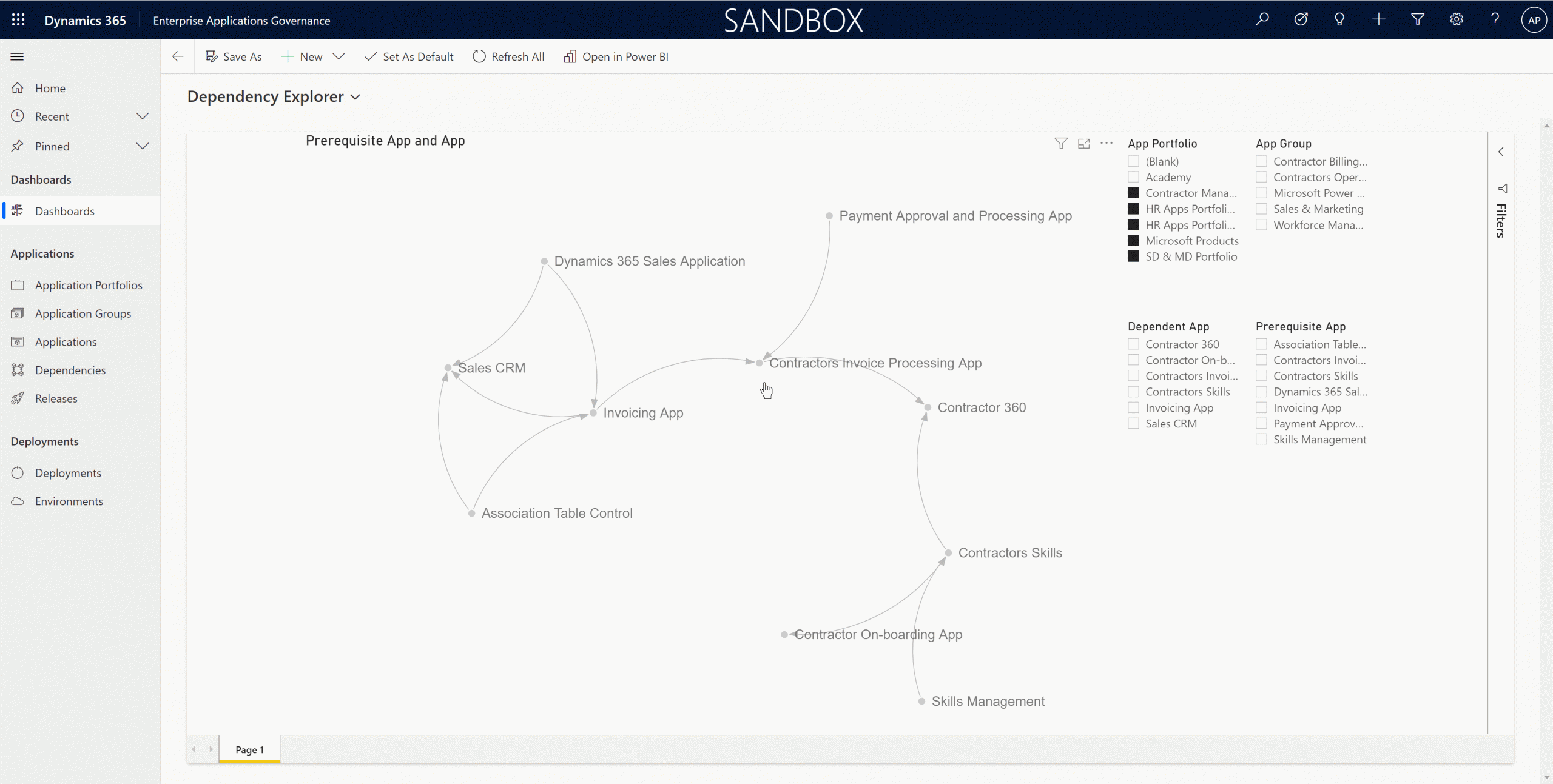Enterprise Applications Governance for Power Platform